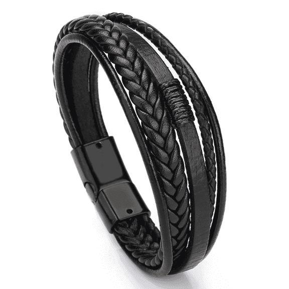 DESIGNICE 2026 New Mens Bracelet，Brilliant Color Men Racelet，For Casual,Party,Daily,Smooth and Smooth Leather Surface Bracelets for Men