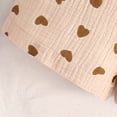 thumbnail image 7 of Faraee 0-3 Years Toddler Baby Girl Summer Clothes Cute Heart Print 3 Piece Outfits with Headband Ruffle Shirt Tops Dress Shorts Set Khaki, 7 of 7