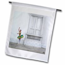 3dRose, Gina, a Colombian professional ballet dancer in Cartagena, 12 x 18 inch Garden Flag