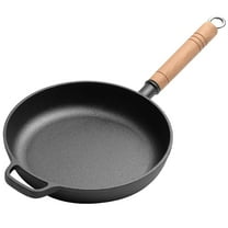 Yibooy Cast Iron Mini Frying Pan 26cm Nonstick Skillet Cookware Kitchen Omelette Pan