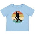 thumbnail image 3 of Inktastic Hockey Player Retro Sunset Boys or Girls Baby T-Shirt, 3 of 5