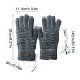 thumbnail image 3 of SPOORYYO USB Heated Gloves for Men and Women, Winter Warm Touchscreen Thermal Gloves with Full Finger Coverage, Anti-Slip Grip for Working and Typing, One Size Fits All, 3 of 6