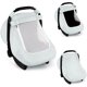 thumbnail image 1 of ndas de asiento de coche de muselina para bebés, nda de asiento de coche de bebé de verano para niños y niñas con ventana transpirable, toldo ligero de asiento de coche para bebé, gris, 1 of 5
