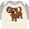 thumbnail image 4 of Inktastic Happy Long-Haired Dachshund Boys or Girls Long Sleeve Baby Bodysuit, 4 of 5