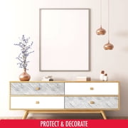 Con-Tact Creative Covering™ Solid Color White Vinyl, 18 in. x 16 ft., Well Suited to Surface Protection and Shelf Organization