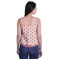 thumbnail image 3 of Moomaya Haut Court à Bretelles Spaghetti Imprimé pour Femmes Cami Tops d'Été, 3 of 5