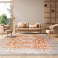 thumbnail image 5 of SAFAVIEH Madison Katina Traditional Area Rug, Orange/Ivory, 4' x 4' Square - Traditional Design, Orange & Ivory, Non-Shedding & Easy Cleaning, Ideal for Living Room, Bedroom, Dining Space, 5 of 16