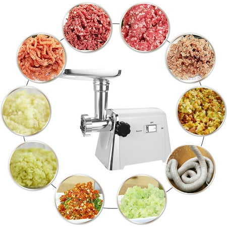 mincer sausage machine meat grinder stuffer maker stainless industrial electric steel restaurant use 2800w
