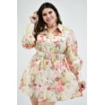 thumbnail image 1 of Vestido con cinto Roman Fashion /Tallas Extras, 647 (Beige) beige 42 Roman Fashion V-LAT-647-BEIGE, 1 of 5