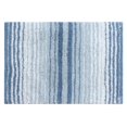 thumbnail image 2 of Home Weavers 100% Cotton Gradation Collection Bathroom Rug s | Bathroom Decore | Washable Rug | Bathroom Mat | Kitchen Rug | Bathroom Rug Set | Bath Mat Set | Bath Floor Mat Non Slip, 17"x24", Blue, 2 of 5