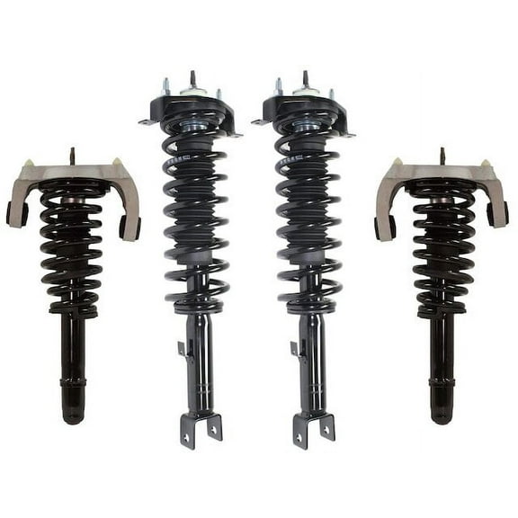 Front and Rear Strut and Coil Spring Assembly Set - Compatible with 2001 - 2006 Chrysler Sebring Sedan (Excludes Coupe Models) 2002 2003 2004 2005