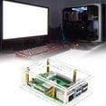 thumbnail image 2 of Necvior For RaspberryPi5 Acrylic Case Transparent Enclosure Box Cooling Fan Heatsinks, 2 of 19