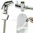 thumbnail image 1 of YOPTOP Shower Head Douche Bidet Toilet Spray Hand Held Jet Shattaf Kit Chrome  Diverter, 1 of 6