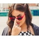 thumbnail image 3 of Gafas de Sol FEISEDY Pequeñas Ojo de Gato Vintage Cuadradas para Mujer B2291, 3 of 6