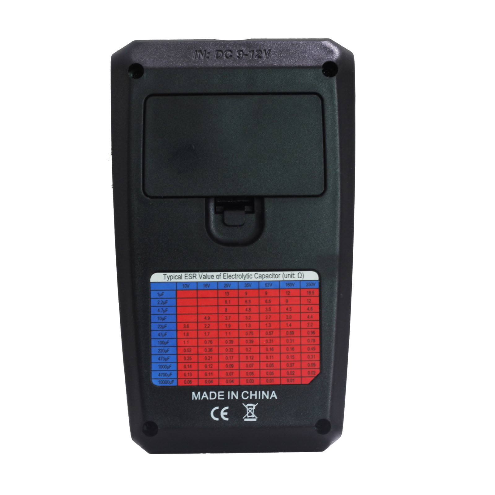 Electrolytic Capacitor Tester With 10+ Hours Lifespans Large LCD Screen For Precise Component Diagnostics