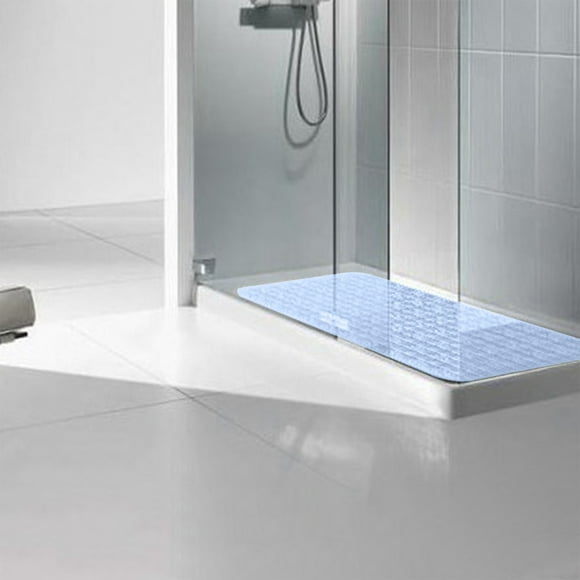 Non Slip Bath Mat Shower Floor Pad With Massage Dots Waterproof Fast Dry Plastic Bathroom Rug For Tub Security Opposition Fatigue