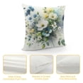 thumbnail image 4 of GOSMITH  Throw Pillow Cover Watercolor Floral Wildflowers Blue Yellow Summer Floral Butterflies Animal Cute Decor Lumbar Pillow Case Cushion for Sofa Couch Bed, 4 of 5