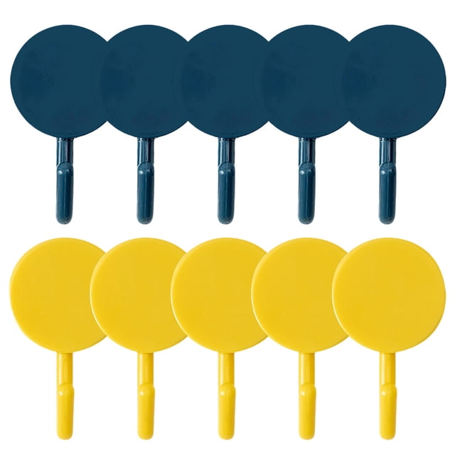 Less Than 5 Hooks Seamless Shower Adhesive Hooks No Drilling Or Installation Required Suitable for Bathroom Kitchen Hotel