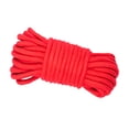 thumbnail image 3 of Cuerda de algodón suave para todo uso: 65 pies de largo, 1/4 de pulgada de diámetro, 20 m rojo Sunnimix Cuerda de algodón Macrame, 3 of 5