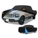 thumbnail image 1 of Cubierta de Automóvil Universal Impermeable para Todo Clima 190T Poliéster Negro Azul Ajuste para Camiones de 229" a 242", 1 of 1