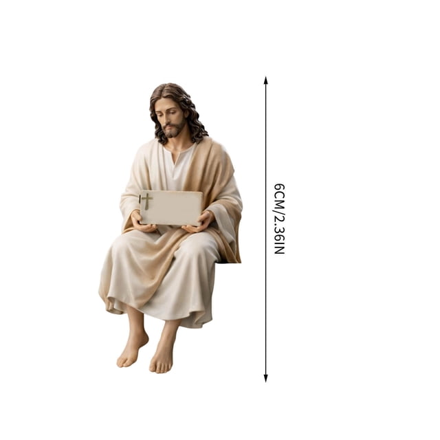 Figura Inspiradora Espiritual de los Ornamentos de Mesa de Resina, Decoración Duradera Del Hogar Y la Oficina para Regalo Y Recuerdo