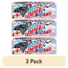 (3 pack) Mountain Dew Freedom Fusion Lemonade and Peach Soda Pop, 12 oz, 12 Pack Cans