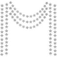 thumbnail image 6 of 4 Pcs Glitter Silver Star Garland for Ramadan EID Decor,Bexikou 52Ft Reflective Star Paper Garland Twinkle Little Star Party Garlands for Baby Shower Birthday Holiday Wedding Anniversary Theme Party, 6 of 6