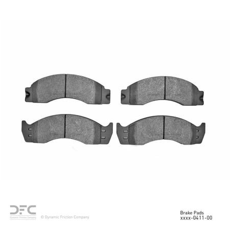 Dynamic 1311-0411-00 DFC 3000 Semi-metallic Brake Pads