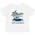 thumbnail image 3 of Inktastic Paradise Beach in West Palm Beach with Palm Trees and Car Boys or Girls Baby T-Shirt, 3 of 5