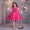 Hot Pink, variant on ITSAME Girls Dress, Waist-Cinching Round Neck Cute Flower Kids Wedding Party Pageant Princess Dress Blue 1-2T