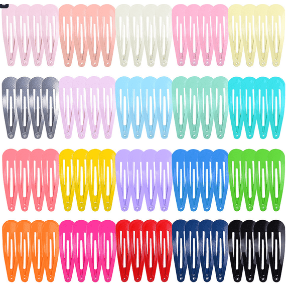 150PCS Colorful Snap Hair Clips Hair Barrettes for Girls,Clips Candy Color Hair Accessories for Kids Teens, Toddlers,Women