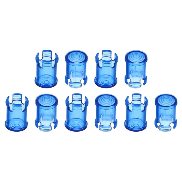 Unique Bargains 5mm LED Lamp Socket Light Emitting Diode Holder Cap, 10 Pack Blue
