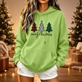 thumbnail image 3 of ThriftyPlait Women's Trendy Christmas Hoodie Pullover Warm Loose Fit Holiday Kangaroo Pocket Sweatshirt Long Sleeve Casual Farm Shirt, 3 of 6