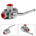 thumbnail image 2 of NPT12 Hydraulic Ball Valve 3 Way with L Hole Design for Enhanced Sealing, 2 of 10