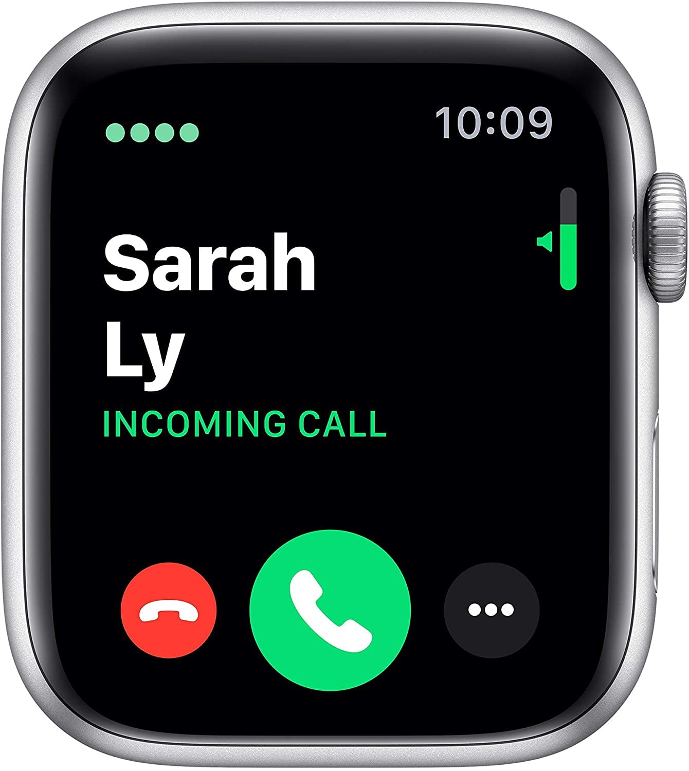 Restored Apple Watch Series 5 (GPS/LTE, 40MM) Silver Case + White Sport Band (Refurbished)