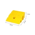 thumbnail image 6 of Winter Poetry Upgrade Car Slope Pad, Portable Curb Ramp, Heavy Duty Loading Ramp for Cars Bikes Wheelchairs, 9.84x10.63x4.33in Yellow, 6 of 6