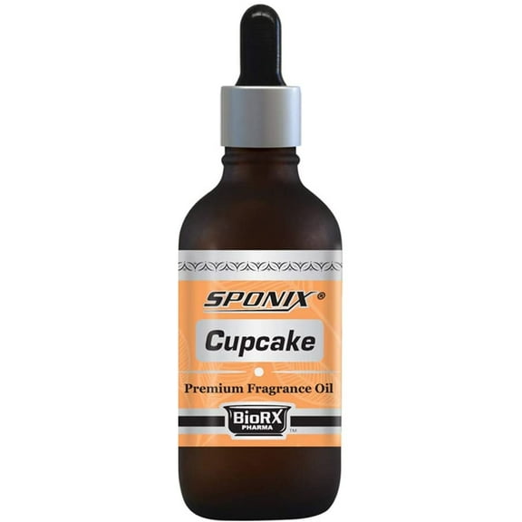 Cupcake Fragrance Oil 30 ml (1 oz) Aromatherapy - 100% Pure Organic Aromatic Premium Scented Perfume Oil by Sponix Made in USA