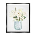thumbnail image 2 of Stupell Industries White Floral Bouquet Vintage Laundry Text Jar Graphic Art Luster Gray Floating Framed Canvas Print Wall Art, Design by Lettered and Lined, 2 of 5