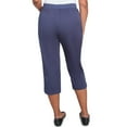 thumbnail image 2 of Alfred Dunner Womens Petite Tailored Tulip Hem Capri Pants, 2 of 4