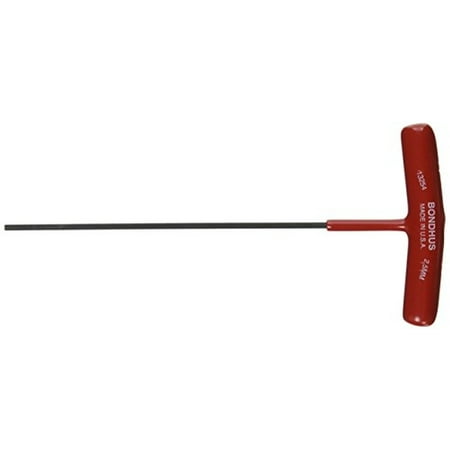 UPC: 0037231532543 | Bondhus 53254 Tag&Barcd 2.5mm Hex Tip Graduated Length T-Handle ProGrd Fin 172mm