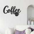 thumbnail image 2 of Letrero decorativo de pared para cafetería o bar de café y té, ideal para decoración de jardines, restaurantes y casas de campo. 30x18CM, 2 of 7