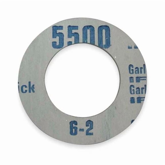 Garlock Flange Gasket,3 in.,1/8 in.,Gray 5500RG-0150-125-0300