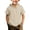 Beige, variant on Boys Hoodie Linen Shirts Button Up Henley Short Sleeve Casual Shirts Youth Teens Summer Lightweight Beach Vacation T Shirts