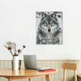 thumbnail image 3 of Nawypu Wolf Wall Art Wolf Pictures Wall Decor Inspirational Wolf Poster Canvas Prints Paintings Home Office Decorations for Bathroom Kitchen Bedroom Living Room Framed, 3 of 5