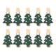 thumbnail image 1 of 25pcs 3.5cm clips de madera Photo Navidad Forma Mini ecológico Foto abrazadera para el hogar (verde del ejército), 1 of 8