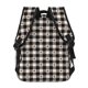 thumbnail image 4 of Fotbe Black Plaid Heart Mochila Casual con Estampado para Escuela, Viajes y Actividades al Aire Libre - Duradera, Ligera y Cómoda, 4 of 5