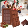 thumbnail image 4 of Molde Rectangular para Barra Chocolate Herramientas Antiadherentes Silicona Repostería Doméstica, 4 of 9