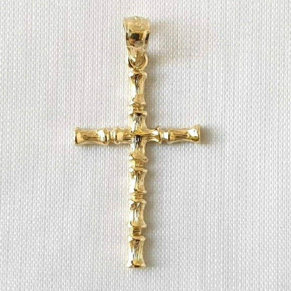14K Yellow Gold Cross Pendant