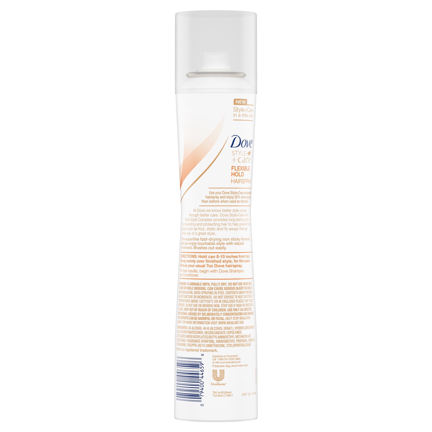 Dove Style+Care Compressed Micro Mist hairspray, 5.5 oz - image 5 of 8