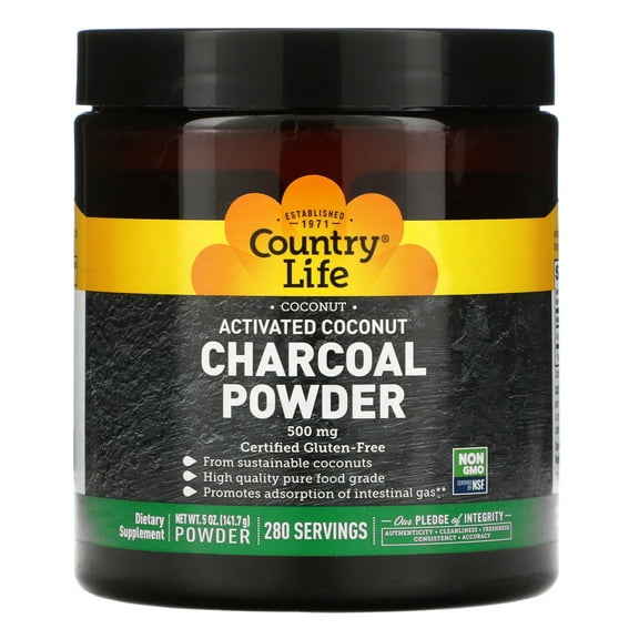 Country Life Activated Charcoal 5 oz Powder